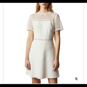 Ted Baker Allara Eyelet Dress-size 2